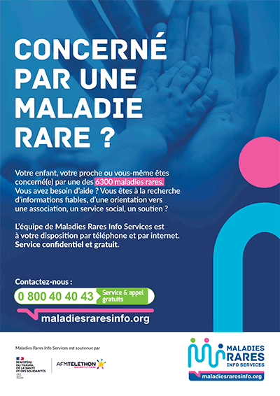 Affiche concerné par une maldie rare